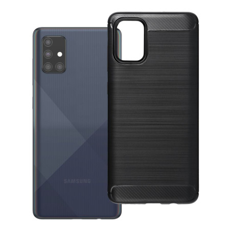 Kryt CARBON 2.0 pro Samsung Galaxy A71 - černý