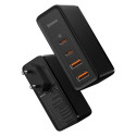 BASEUS CCGAN2P-L01 GaN Nabíječka 4v1 (2xUSB, 2x USB-C PD), výkon 100W, USB-C kabel, černá