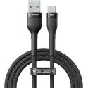 Kabel Veger AC04 USB-A na USB-C 66W 1,2 m černý