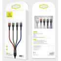 USAMS U26 US-SJ411 – 4v1 nabíjecí kabel 35 cm (2xlightning/microUSB/USB-C)