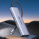 USB-C Hub Ugreen CM500 HDMI / 2x USB C / 2x USB A - šedý