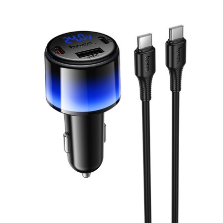Nabíječka Hoco Z69B 57W do auta s kabelem USB-C – černá