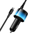 Nabíječka Hoco Z69B 57W do auta s kabelem USB-C – černá