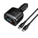 Nabíječka Hoco Z70 do auta 93W USB-C/USB-A - černá