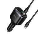Nabíječka Hoco Z70 do auta 93W USB-C/USB-A - černá