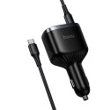 Nabíječka Hoco Z70 do auta 93W USB-C/USB-A - černá