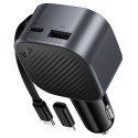 Nabíječka Hoco Z68 45W do auta s USB-C kabelem
