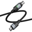 Kabel Hoco U159 magnetický USB-C 240W 1,2 m černý