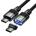 Kabel Hoco U159 magnetický USB-C 240W 1,2 m černý