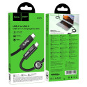 Kabel Hoco US15 USB-C na USB-C 240W 1 m černý