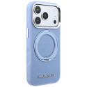 Kryt Karl Lagerfeld Saffiano iPhone 17 Pro Max MagSafe modrý