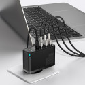 BASEUS CCGAN2P-L01 GaN Nabíječka 4v1 (2xUSB, 2x USB-C PD), výkon 100W, USB-C kabel, černá