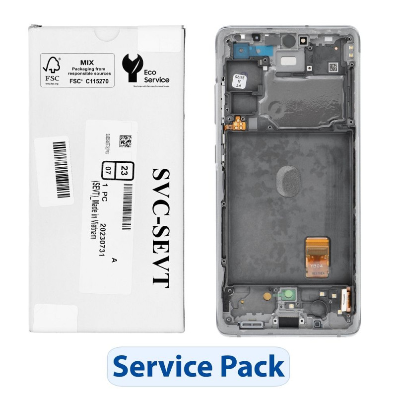 OLED displej Samsung Service Pack GH82-31329B pro Samsung Galaxy S20 FE 4G/5G (G780F/G781F) – bílý