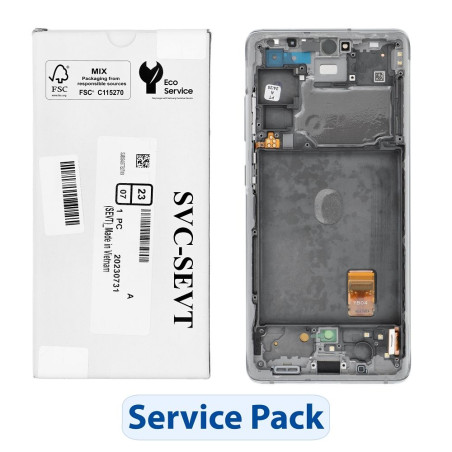 OLED displej Samsung Service Pack GH82-31329B pro Samsung Galaxy S20 FE 4G/5G (G780F/G781F) – bílý