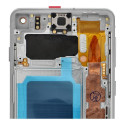 OLED displej FixCell pro Samsung Galaxy S10 (G973) s rámečkem – bílý – renovovaný