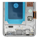 OLED displej FixCell pro Samsung Galaxy S10 (G973) s rámečkem – bílý – renovovaný