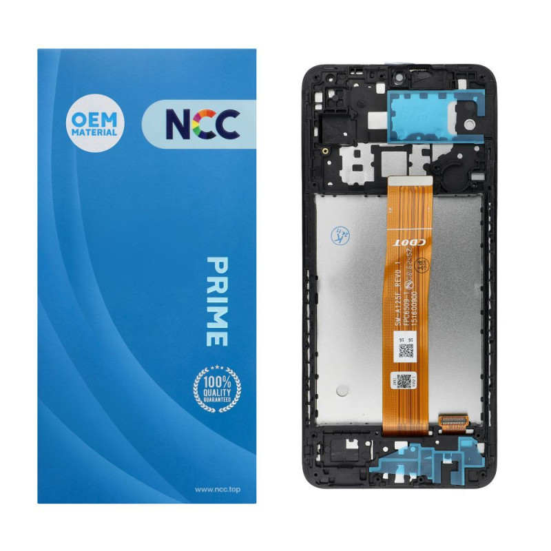 LCD displej NCC pro Samsung Galaxy A12 (A125F/U/W/M) s rámečkem
