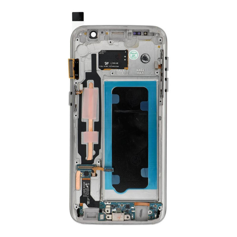 OLED displej FixCell pro Samsung Galaxy S7 s rámečkem – zlatý – renovovaný
