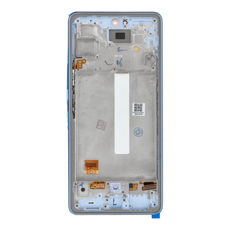 OLED displej (Hard OLED) pro Samsung Galaxy A53 (A536) s rámečkem – modrý