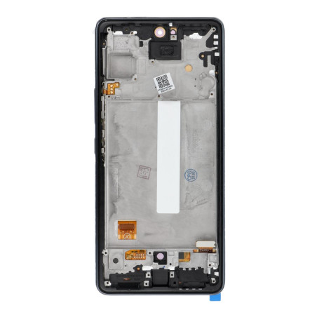 OLED displej (Hard OLED) pro Samsung Galaxy A53 (A536) s rámečkem – černý