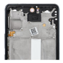 OLED displej (Hard OLED) pro Samsung Galaxy A53 (A536) s rámečkem – černý