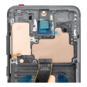 OLED displej (Soft OLED) pro Samsung Galaxy S20 4G s rámečkem – šedý