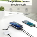VEGER W1151 MagOn MagSafe bezdrátová powerbanka 10.000mAh, 22,5W PD, bílá