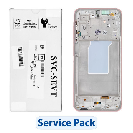 OLED displej Samsung Service Pack GH82-37049D pro Samsung Galaxy A26 5G (A266B) – broskvový