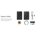 VEGER W1151 MagOn MagSafe bezdrátová powerbanka 10.000mAh, 22,5W PD, bílá