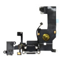 Flex kabel s nabíjecím konektorem (Dock) pro iPhone 5 – černý