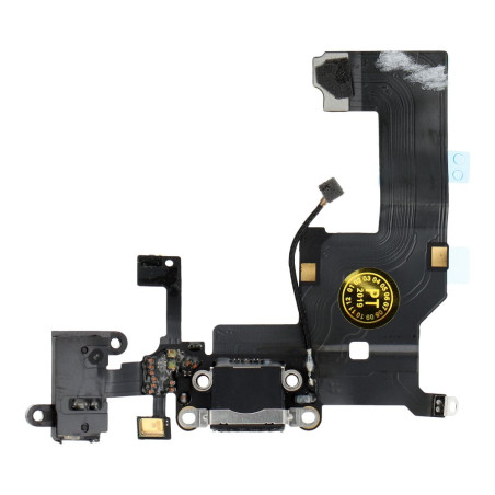 Flex kabel s nabíjecím konektorem (Dock) pro iPhone 5 – černý