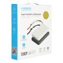 VEGER W1151 MagOn MagSafe bezdrátová powerbanka 10.000mAh, 22,5W PD, bílá