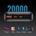 VEGER W2032C T100 Powerbanka pro MacBook/ultrabook s výkonem 100W a kapacitou 20.000mAh, černá