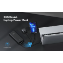 VEGER W2032C T100 Powerbanka pro MacBook/ultrabook s výkonem 100W a kapacitou 20.000mAh, černá