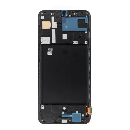 OLED displej REWA pro Samsung Galaxy A70 s rámečkem – černý