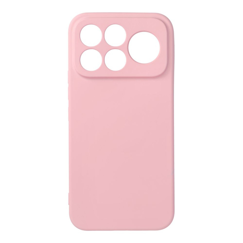Kryt SILICONE pro Poco F9 Ultra - pudrově růžový