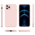 WOZINSKY Color Case Silikonový odolný a pružný kryt pro iPhone 13 Pro, růžový