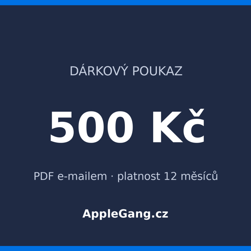 Dárkový poukaz 500 Kč