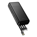 Powerbank Hoco J163A 20000mAh se čtyřmi kabely - černý