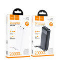 Powerbank Hoco J163A 20000mAh se čtyřmi kabely - černý