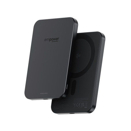 PanzerGlass emPower Qi2 MagSafe powerbanka 5000 mAh pro iPhone – černá