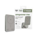 PanzerGlass emPower Qi2 MagSafe powerbanka 5000 mAh se stojánkem 360° pro iPhone – šedá