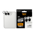 Ochranné kroužky fotoaparátu PanzerGlass Hoops pro iPhone Duo – čiré, s kovovým rámečkem