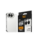 Ochranné kroužky fotoaparátu PanzerGlass Hoops pro iPhone Duo – čiré, s kovovým rámečkem