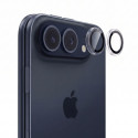 Ochrana fotoaparátu Tech-Protect CamRing Fit+ pro iPhone Duo – 2 sady, černá a čirá