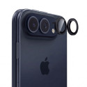 Ochrana fotoaparátu Tech-Protect CamRing Fit+ pro iPhone Duo – 2 sady, černá a čirá