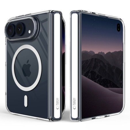 Kryt Tech-Protect MagPeak s MagSafe pro iPhone Duo – průhledný, hybridní TPU a PC