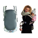 Ergonomické nosítko MoMi COLLET - květinové – obrázek 4
