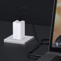 BASEUS CCGP050102 GaN3 Pro Tříportová nabíječka USB + 2x USB-C PD 65W a USB-C kabel, bílá