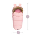 Zimní fusak MoMi COZY pro kočárek - růžový – obrázek 6